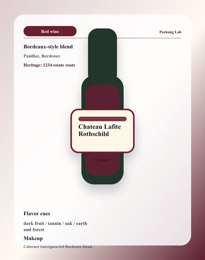 Chateau Lafite Rothschild visual