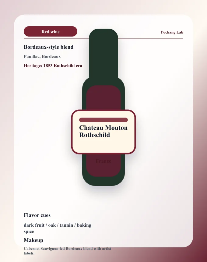 Chateau Mouton Rothschild visual
